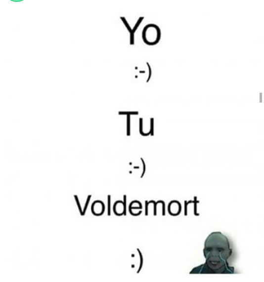 Pobre voldemort - meme