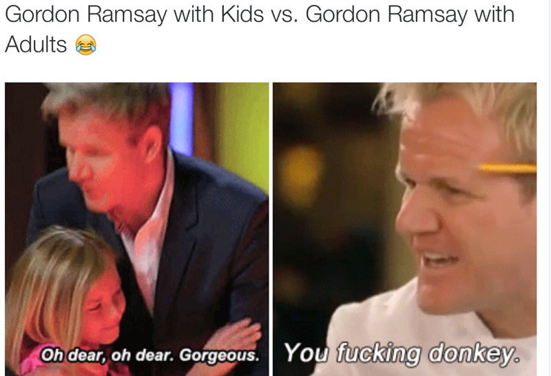 Gordon Ramsay logic - meme