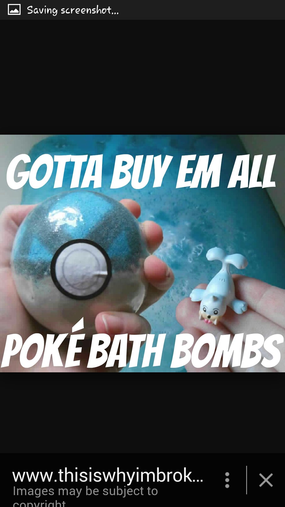 Bubbles bath + pokémon = happiness - meme