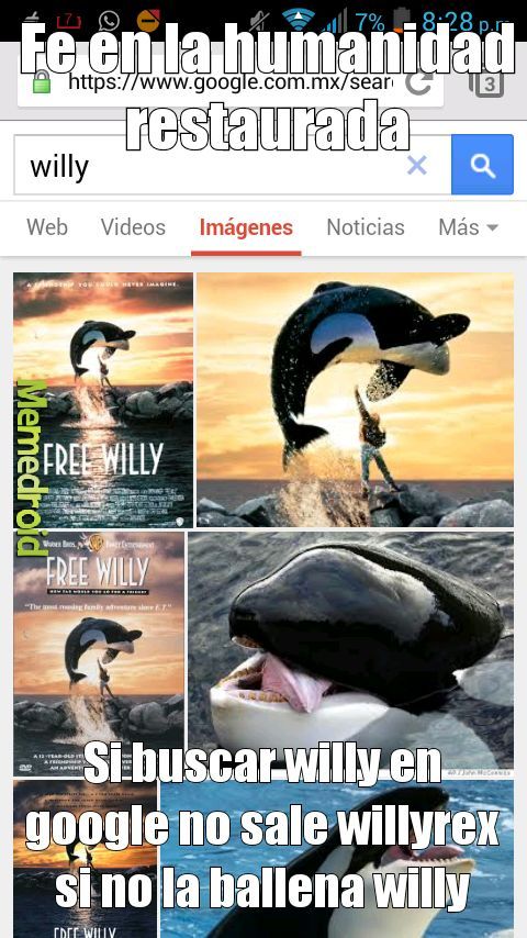 Aguante willy - meme