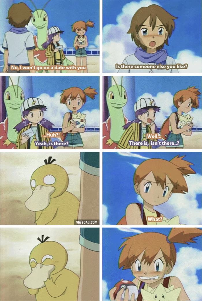 Hints hints everywhere.The one from Pallet Town gets more girls as he goes... - meme