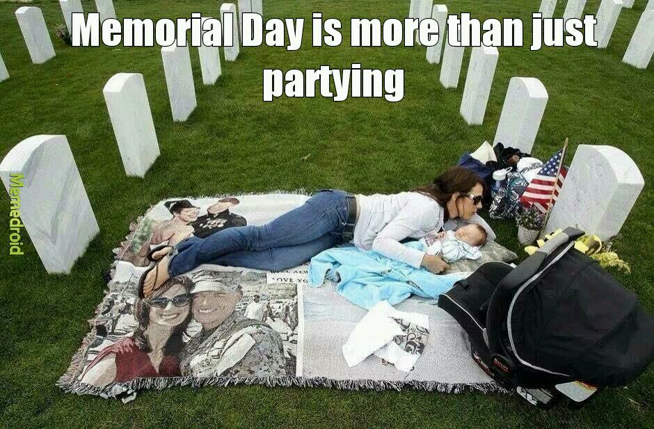 Memorial day Is more then partying image