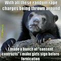Get it on paper! Don't get falsely accused for rape because a bitch got sand in her vagina