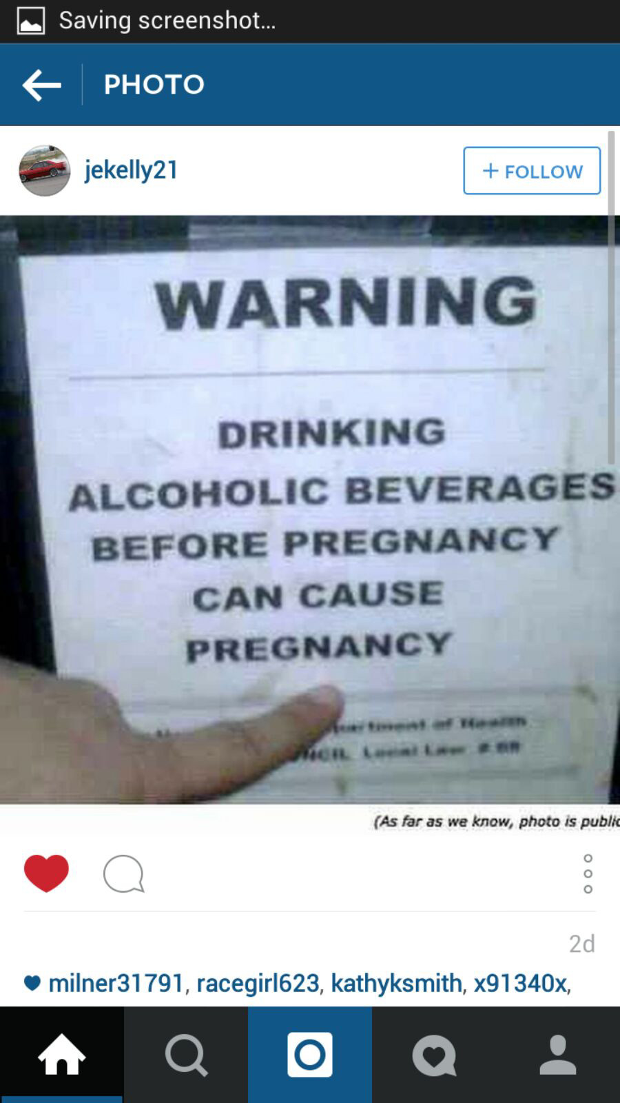 Please do not drink while pregnant. It will get the baby preggers. - meme