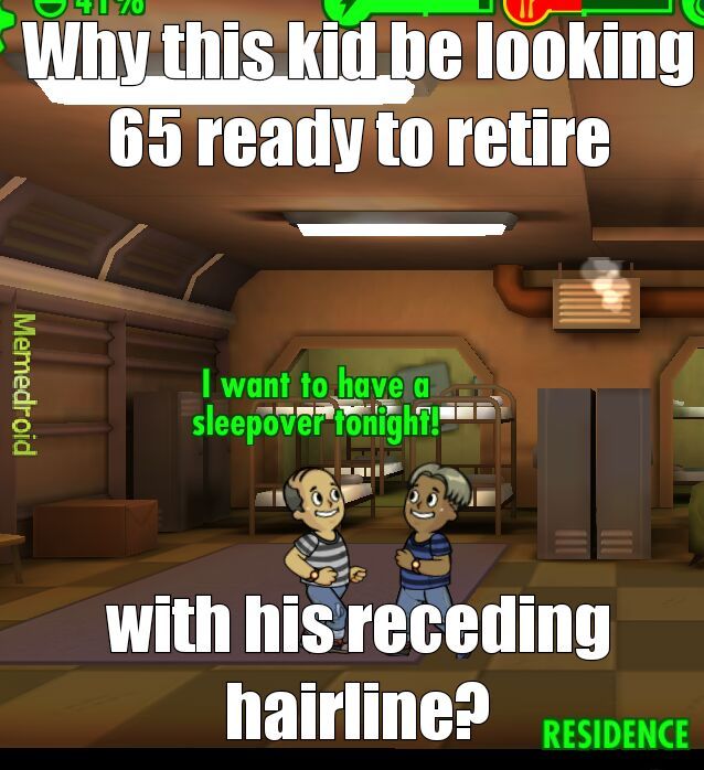 Fallout shelter is awesome - meme