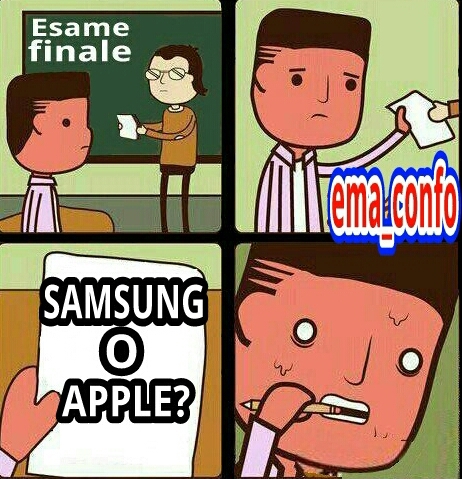 Preferite: Samsung o Apple? - meme