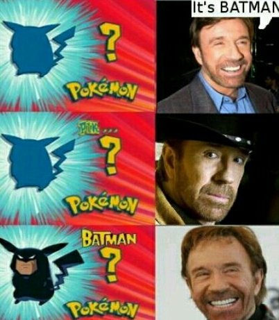 Pikachu or batman ? - meme