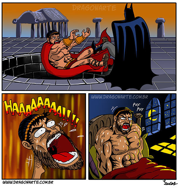 Le pauvre Leonidas ... Dure cauchemar ! ^^ - meme