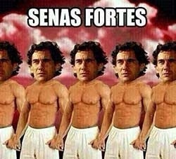 Tributo ao Senna - meme