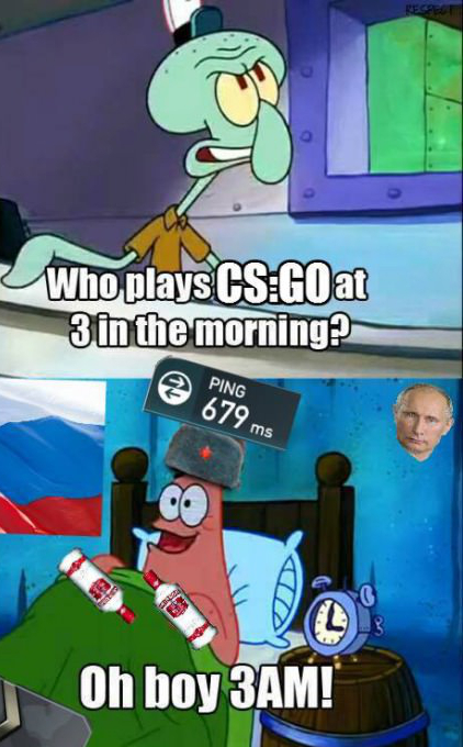 Multiplayer valve games, now with more russians than before - meme