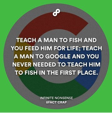 Google is the mother of knowledge - meme