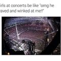Girls at concerts