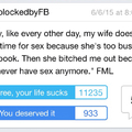 Your cock WAS blocked by FB