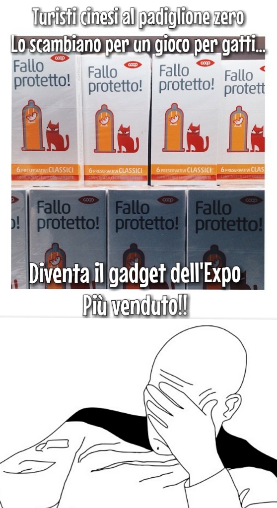 I profilattici della coop diventano l'emblema di Milano!! - meme