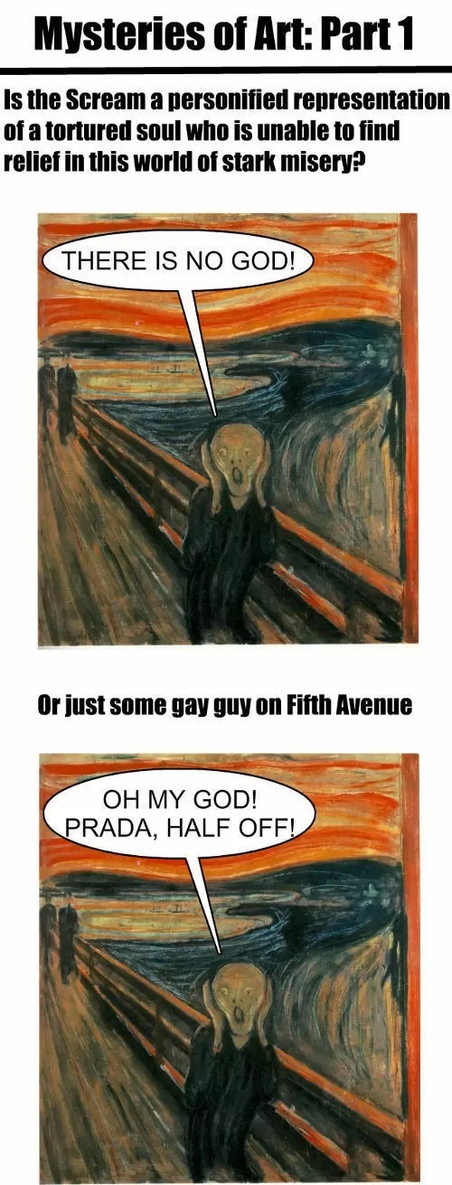 mysteries of art - meme