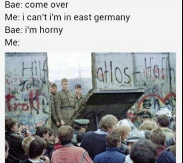 Stuck in east Germany - meme