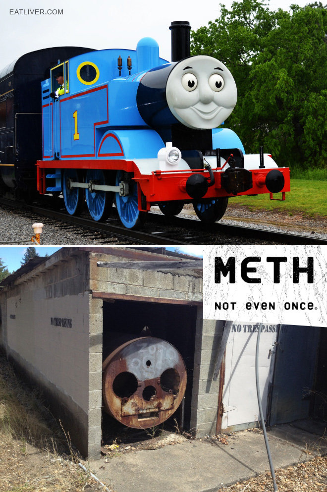 Thomas the meth engine - meme