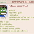 Anon Sits a Test