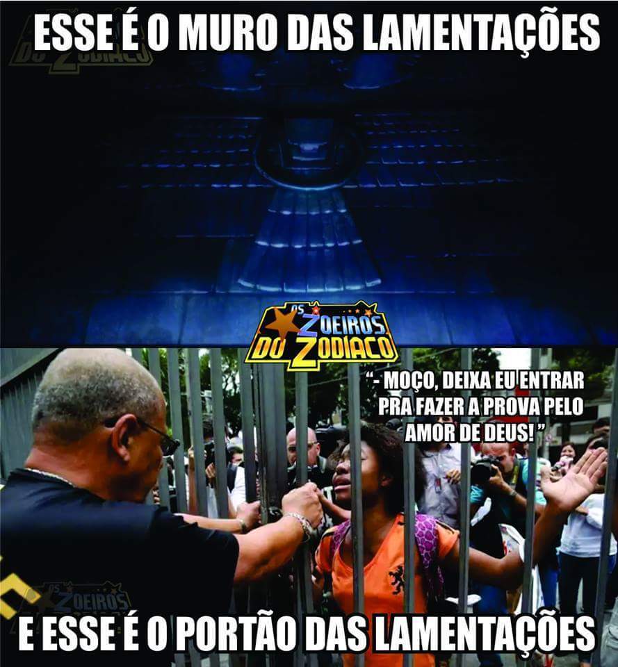 Cavaleiros do ENEM - P2 - meme