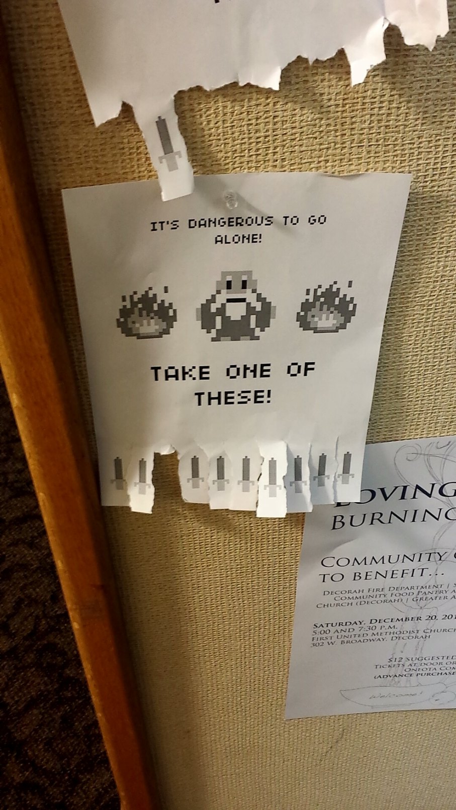 Posted in my college's music building - meme