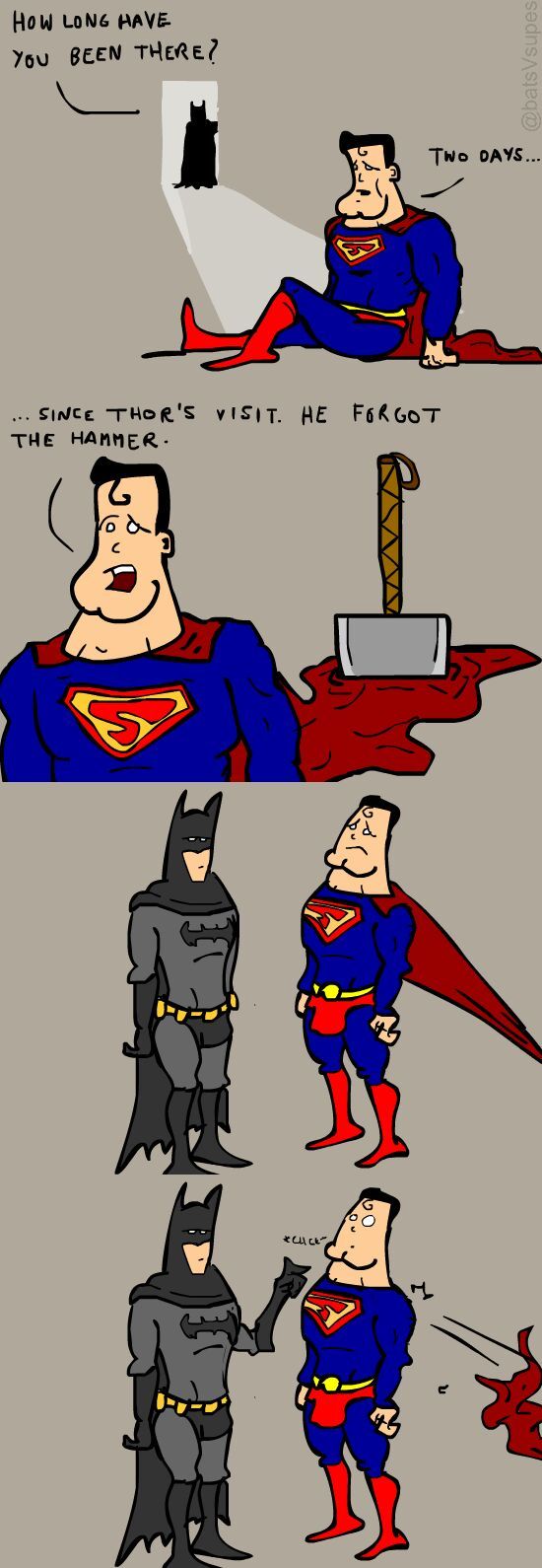 superman is a nut - meme