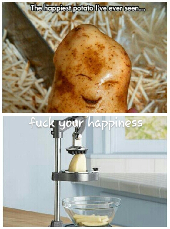 stupid potato - meme