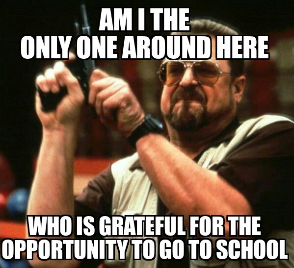 With all these anti-school memes
