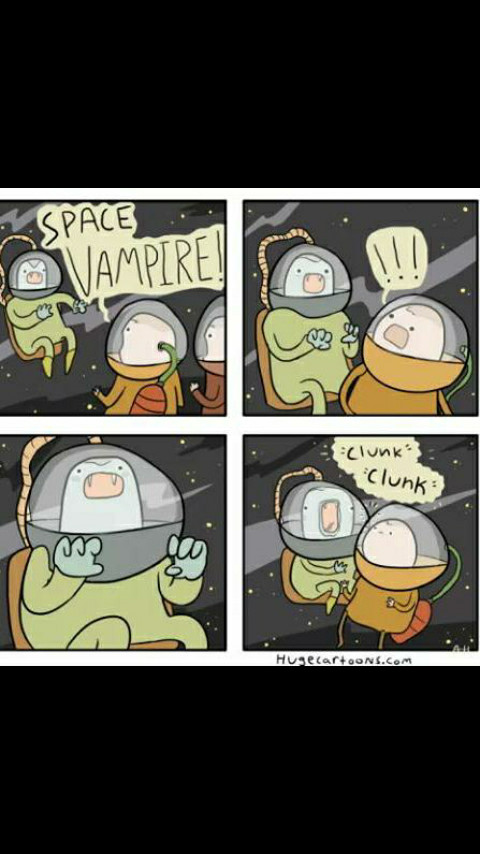 Dangerous space vampire - meme