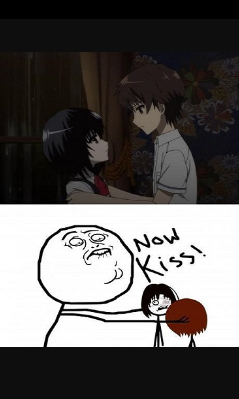 Now Kiss !! \(T^T)/ - meme