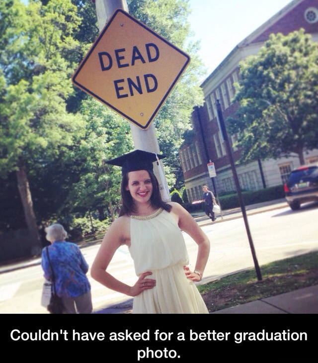 Graduation photo - meme