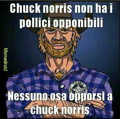 Chuck l'Onnipotente - meme