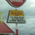 Sign at local DQ