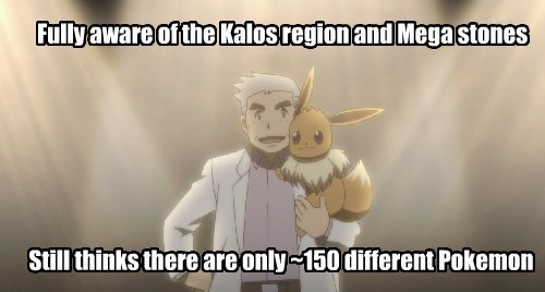 This is the Oak of the Pokemon Origins Specials FYI - meme