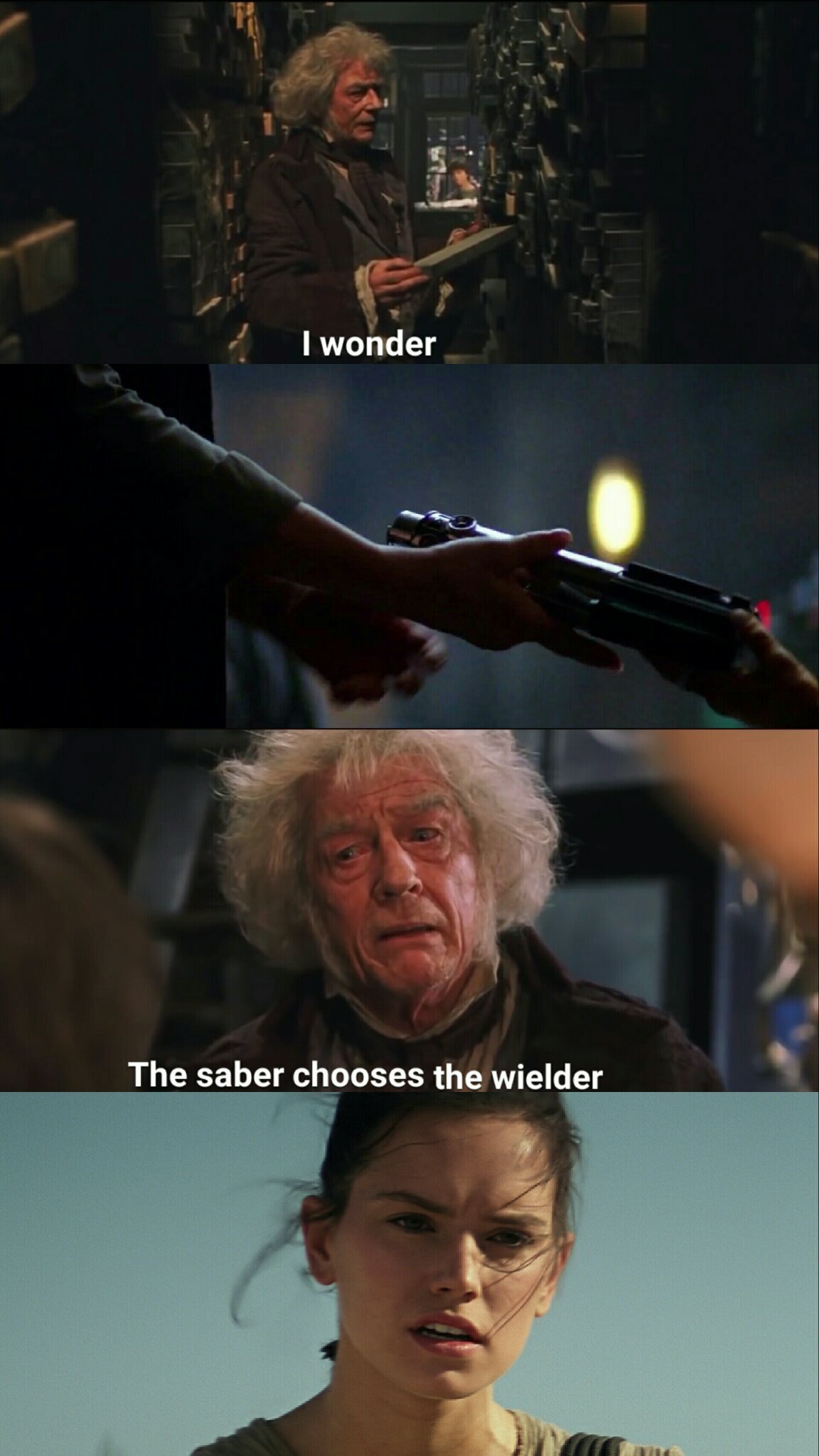 Rey you're a Wizard - meme