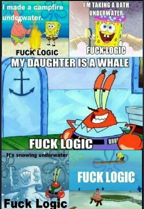 SpongeBob Logic - meme