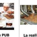 Pub vs realité