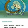 If you dont get this then look up giygas. 'You cannot grasp the true form of giygas' attack!'