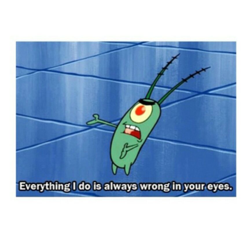 Oh Plankton. - meme