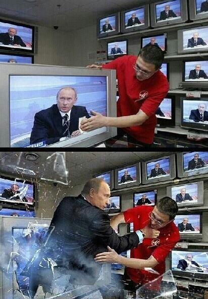 nobody touches Putin - meme
