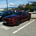 Tron Lamborghini meet Tron Mustang