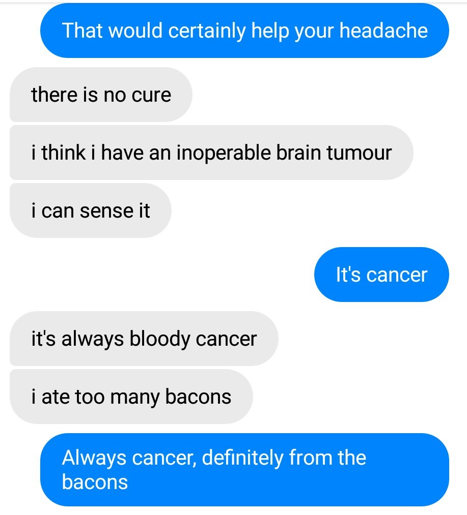 Bacon cancer - meme