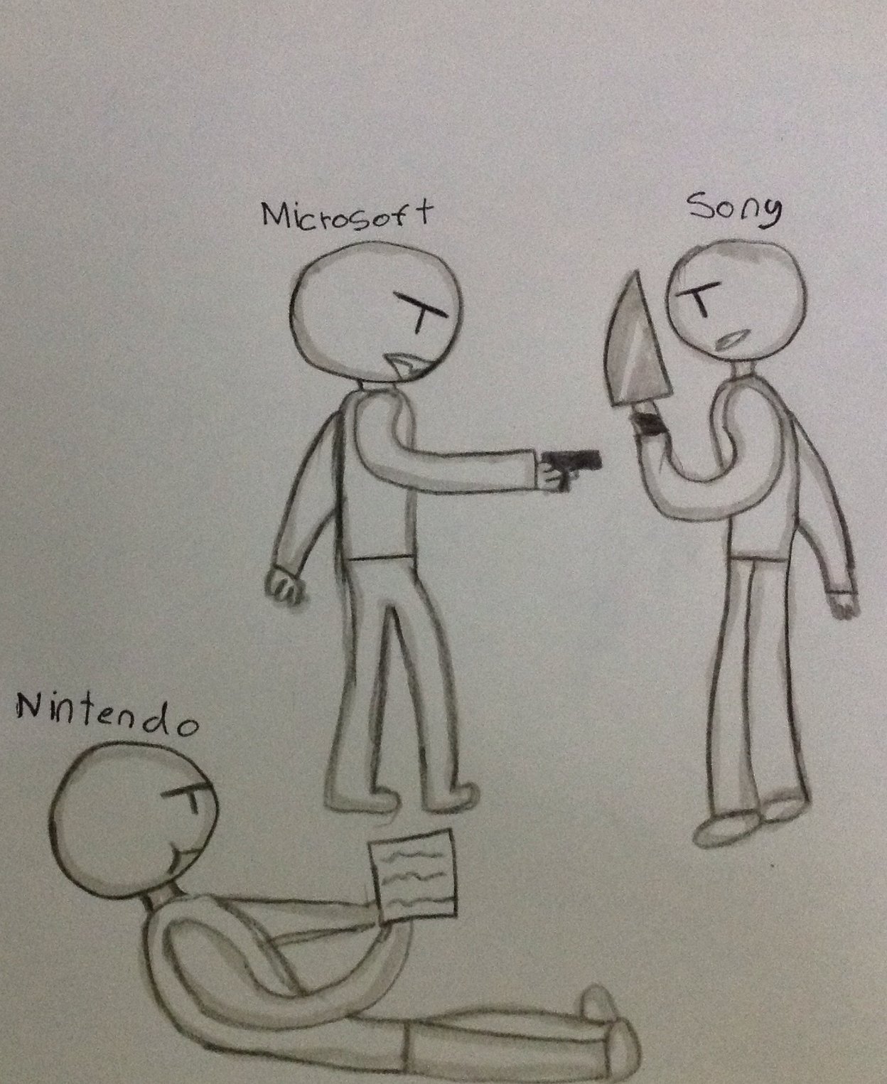 Microsoft VS Sony y Nintendo.... - meme