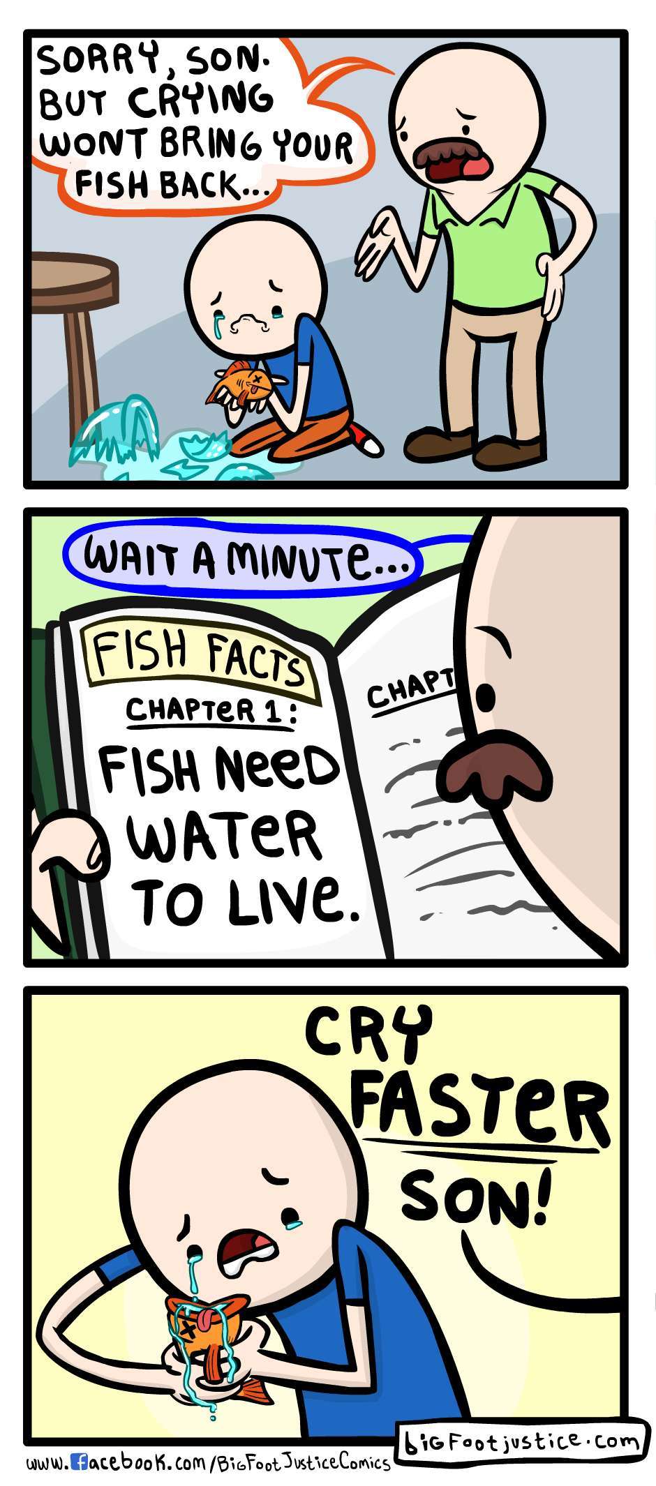 fishes need water - meme