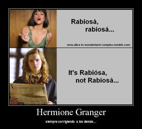 Sólo Hermione - meme