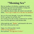 Morning sex