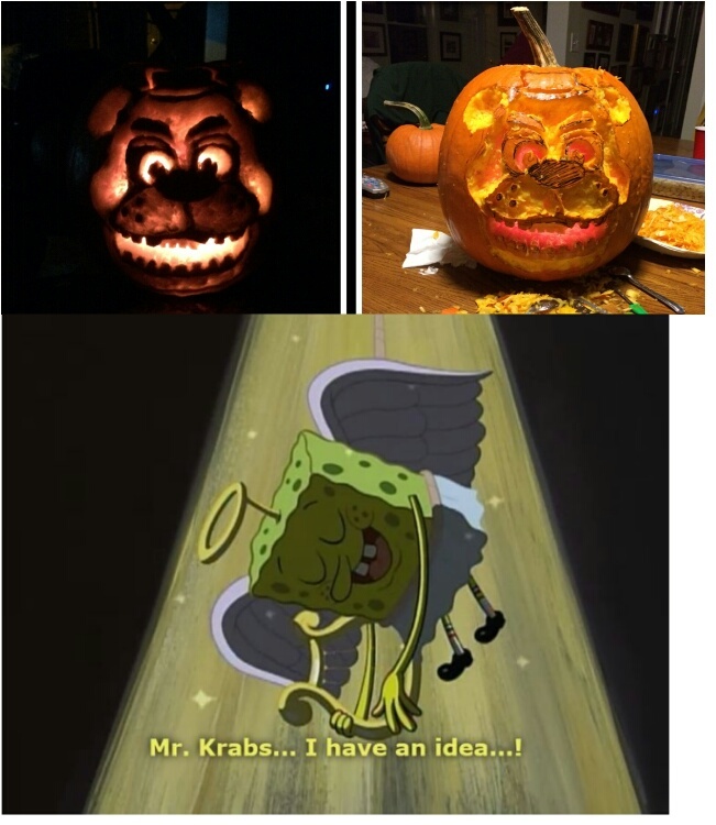 Spooky pumpkin - meme