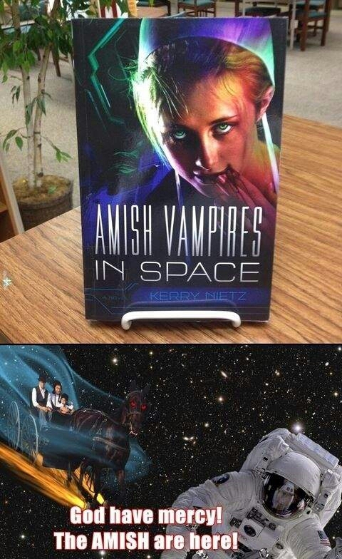 These science fiction novels are getting out of control! - meme