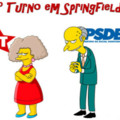Dilma e Aecio nos Simpsons