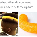 Cheeto puff me up