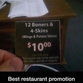 Best restaurant promotion